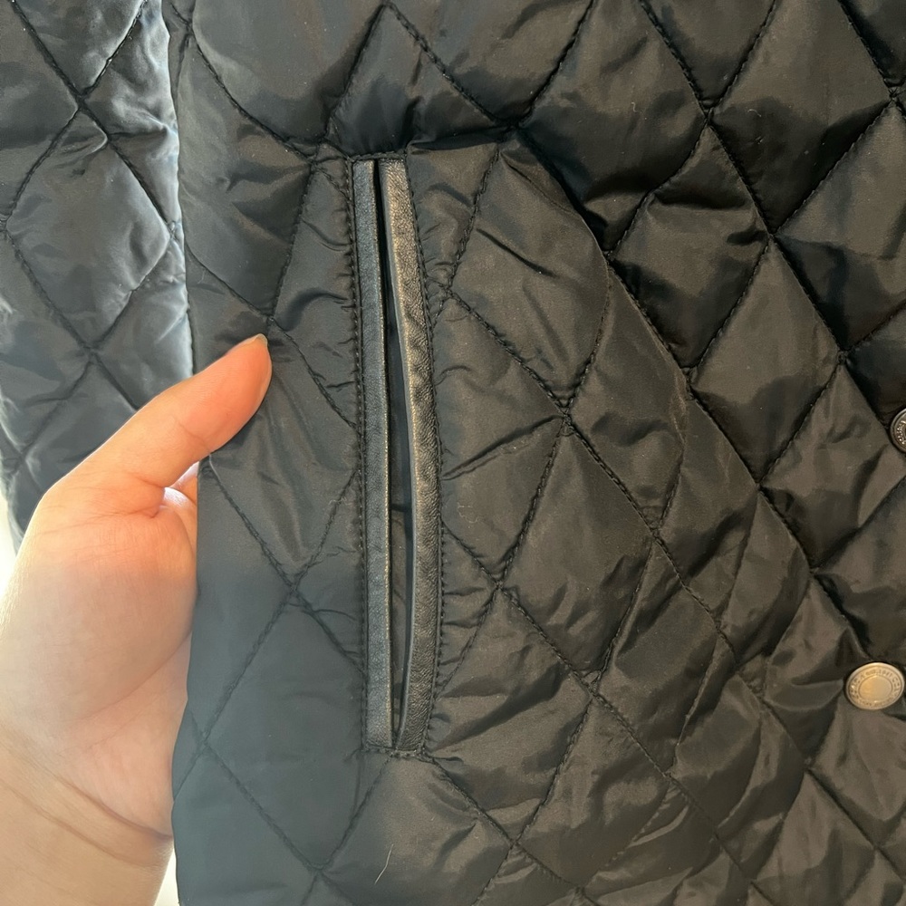 Coach quilted leather trim jacket - Picture 10 of 10